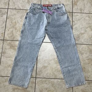 C-Star Jeans by Carpet Company Mens Size 38 Straight Leg Light Blue Denim